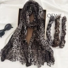 Best-selling autumn and winter Asian sun protection shawl, versatile, casual and warm silk scarf for women details Picture